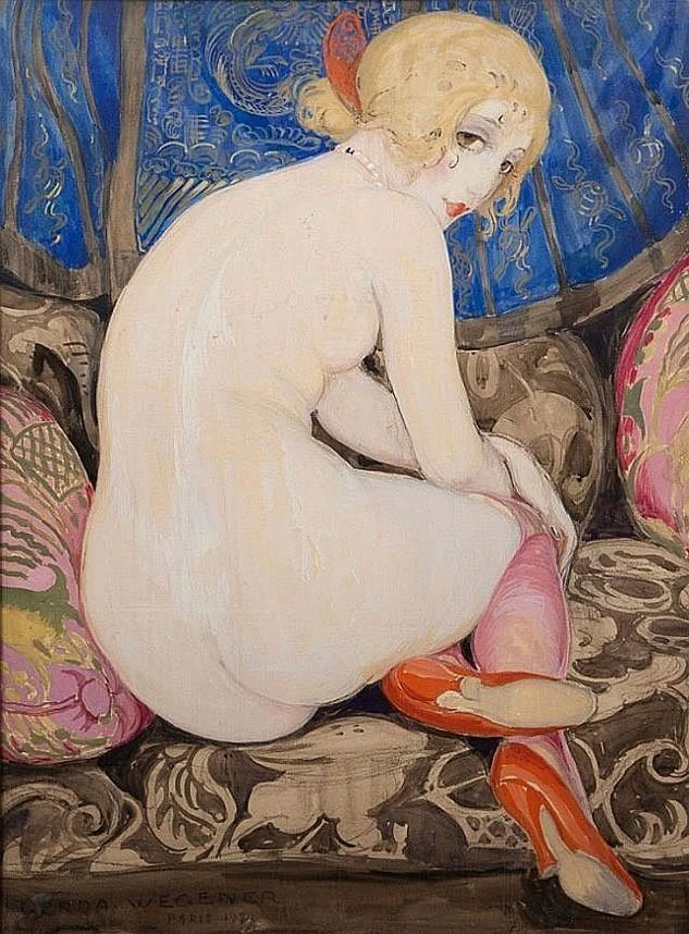 Les - chaussures, rouges, 1922